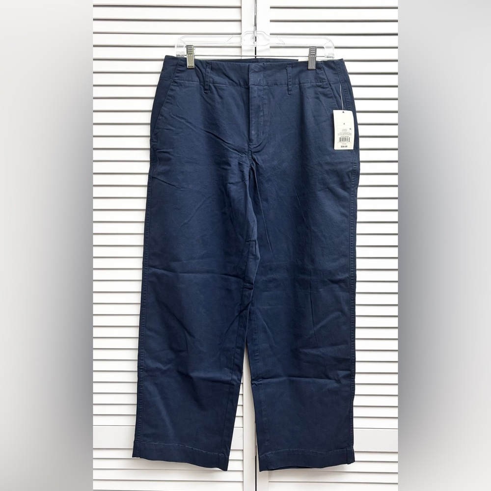 🔥A New Day Women’s Navy Blue High Rise Causal Pants, Size: 8 Regular, NWT